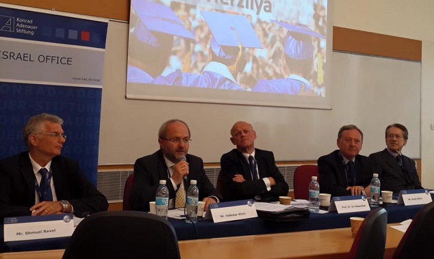 Volkmar Klein auf Konferenz in Jerusalem