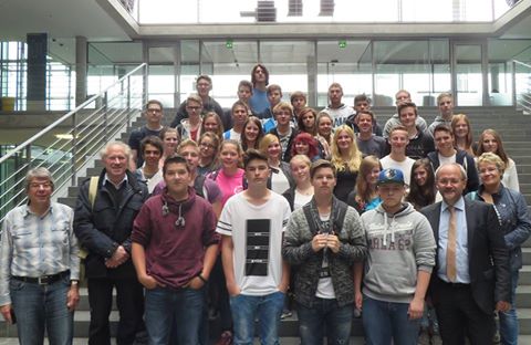 Gymnasium Schloss Wittgenstein in Bad Laasphe zu Besuch bei Volkmar Klein